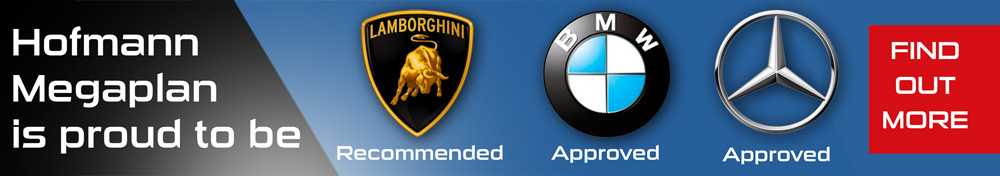 BMW, Merc & Lamborghini approved banner