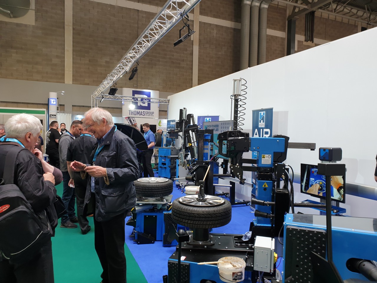 Automechanika 2019 show is in full swing at the Hofmann Megaplan stand - plenty of activity and demonstrations taking place to new and existing customers.