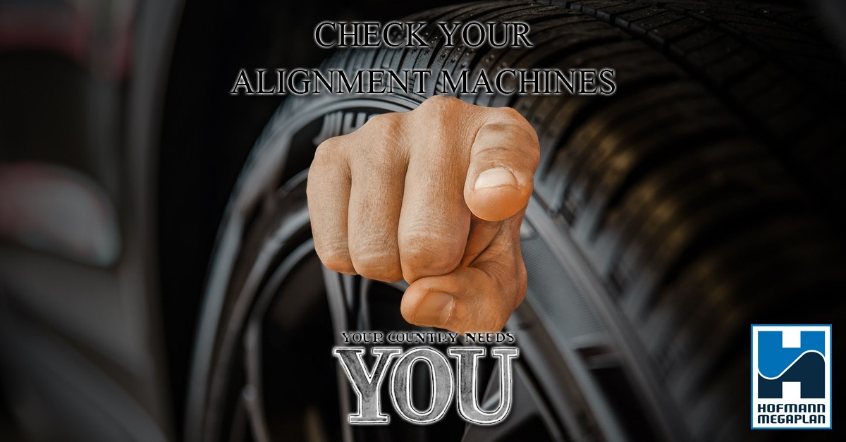 Your country needs you to check your alignment machines blog header