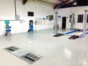 Fully installed ATL MOT bay package with all the required testing equipment.