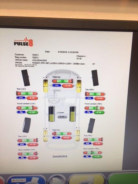 Pulse 8 Display Readings at Automechanika 2018