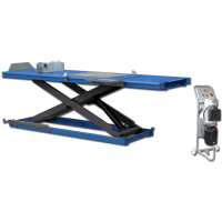 A premium quality Scissor Lift for cars with integral, slide-away run-up ramp, wheel clamp, moveable tie-down brackets, and a hefty 700kg lifting capacity - discover the MCL700 Motorcycle Scissor Lift today.