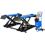 The Hofmann Megaplan TSX3000M is a mobile 3 tonne mid rise Scissor Lift that can be wheeled in and out of position as required.